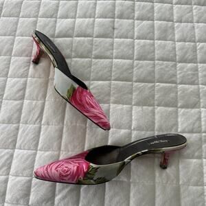Kate Spade Pink Floral Heels